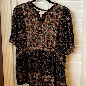 Brand new Knox Rose peasant shirt